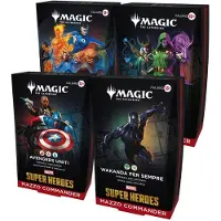 Hasbro Magic: The Gathering Marvel Super Heroes Italian 4 Samlarkort