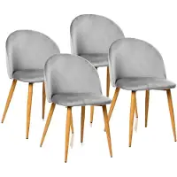 Furniture Style Mercedes Stolset 46x78x24.3 Cm 4 Enheter