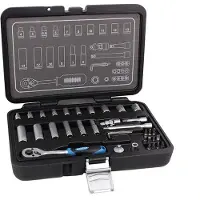 Cofan Profesional 1/4 Hylsnyckelsats Och Bitsset 36 Bitar