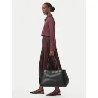 Calvin Klein Monogram Crocodile Large Tote Bag