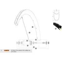 Mavic Cosmic Pro Carbon Sl Ust 20 Front Fälg