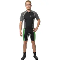Abysstar Surf 2.5 Mm Kortärmad Shorty Med Dragkedja Fram