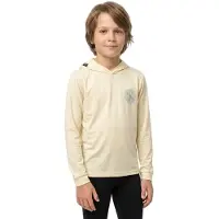 Salty Crew Global Hood Sunshirt Kids Långärmad lycra chartreuse, M