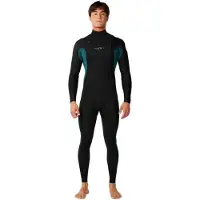 Rip Curl Dawn Patrol 3/2 Mm Långärmad Neopren Våtdräkt Med Bröst Blixtlås