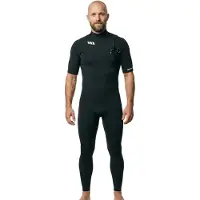 West Lotus Fluid 2/2 Mm Kortärmad Neopren-dräkt Med Dragkedja I Bröstet