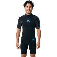 Ocean & Earth Surf School Springy 2 Mm Kortärmad Shorty Med Dragkedja Bak