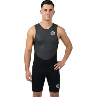 Rip Curl Dawn Patrol Short John 2 Mm Ärmlös Shorty Med Dragkedja Bak