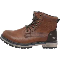 Mustang Boots med snörning brun