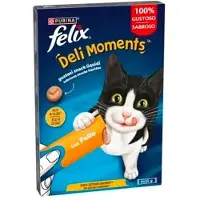 Purina Felix Deli Moments Våtfoder För Katt Med Kyckling 11x4x10g