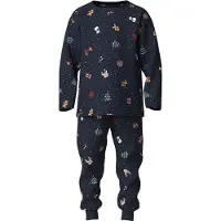 Name it Pyjamas 'NMNVISMAS' marinblå / pueblo / mörkröd / vit