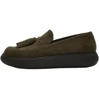 FitFlop för kvinnor. JHS-B77 Mockaloafers Iq-Comff olivgrön (40), Karta, Före, Ingen, Casual