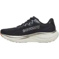 Saucony Ride 19 Shoes Black White SS26, Size 44 - EUR