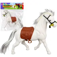 Lean Toys figur Kon Bialy sadel Farma