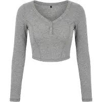 Trendyol T-shirt gråmelerad