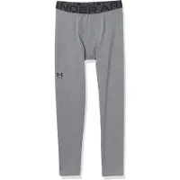 Under Armour Pojkar ColdGear Armour Baselayer Leggings, Charcoal Light Heather (019)/Black, Liten