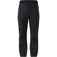Haglöfs - Vandringskläder - ROC Sight Softshell II Pant M True Black för UnisexSoftshell - Storlek M - Svart