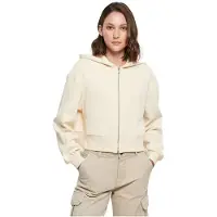 Build Your Brand Oversized Sweatshirt Med Dragkedja