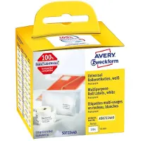 Avery Zweckform - Papper - permanent häftning - vit - 54 x 70 mm 320 etikett (er) (1 rulle/rullar x 320) etiketter