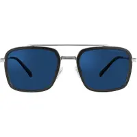 Gunnar Optiks Optiks EDI-12311, Unisex, Torg, Mode, Rostfritt stål, Rostfritt stål, Blå