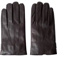 Hackett London för män. HM0400132 Commuter Touch-läderhandskar, bruna (XL), Casual, Klassisk, Hud