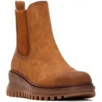 Refresh för kvinnor. 17298301-CAMEL Ankelstövlar 172983 brun (36), 1 till 3 cm, Zip, Casual