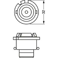 Bosch Xenon-lampa D2S White 35W