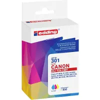 Edding Bläck Ersätter Canon CLI-526CMY Kompatibel Kombi-pack Cyan, Magenta, Gul EDD-301 18-301-01