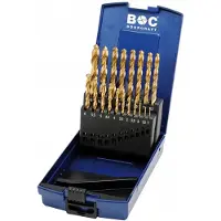 Bohrcraft Din 338 N Hss-tin Metallborr 19 Bitar