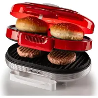 Ariete Party Time 0205 - Hamburgerjärn - 1.2 kW - röd