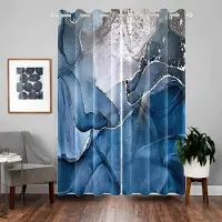 Yiran Furniture Svarta Marmor Fönstergardiner med Textur för Vardagsrum Lyxigt Sovrum Konst Flytande Svart Guldiga Fönsterpersienner gardiner 2 paneler Draperier 100W130H(CM)&Rod Pocket gray