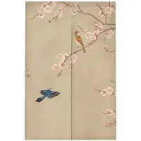 Textilien Bambumatta Japansk Noren Dörröppningsgardin Bomull Lin Kinesisk Stil Dörrgardin Fönsterbehandling Gobeläng Solskydd Dekorativ 85x120cm