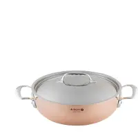 De Buyer Stål Prima Matera Koppar/böjd Kastrull 28 Cm