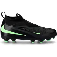 Nike Phantom 6 Academy High Cut Mg Shadow - Svart/illusion Green Barn - Multi Ground (Mg), storlek 35