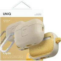 Uniq Clyde Lock Case för AirPods Pro 2 (2022/2023) - beige och gul