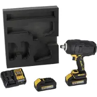 DeWalt DCF964H2G DCF964H2G-QW Slagskruvdragare batteri 18 V Antal batterier som ingår 2 5 Ah Li-Ion inkl. 2x batterier, inkl. laddare