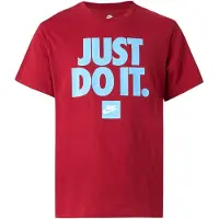 Nike T-shirt ljusblå / röd / vit