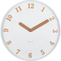 Karlsson väggklocka Amena white KA6083WH