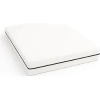 11.11 SRLS Madrass med Pocketresår och Skum, 24 cm | och Hypoallergen 140 x 200 cm vit