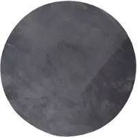 NATURL. Rund matta | Cozy antracit hos Volero | Ø 80cm | Antracit | Cotton | Rund | Inomhusmattor