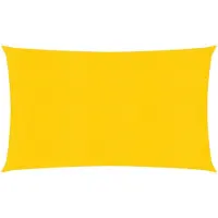 vidaXL Solsegel 160 g/m² gul 2,5x5 m HDPE