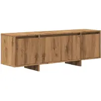 vidaXL TV-skåp hantverksmässig ek 120x30x40,5 cm träbaserat material