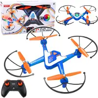 Lean Toys Akrobatisk drönare X15 PRO RC med optisk positionering