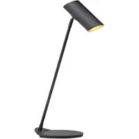 Lucide Skrivbordslampa Hester, Svart, Arbetsrum / kontor, Metall, Modern, Bordslampa