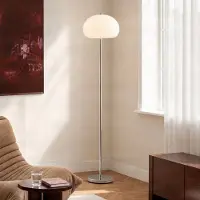 NOLA Golvlampa , Owen, Vit, Vardagsrum, Glas, Modern
