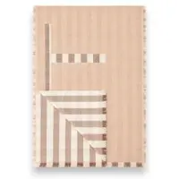 Twinset för kvinnor. 262TO5170 Jacquardscarf med logotyp, beige (OSFA), Casual, Viskos