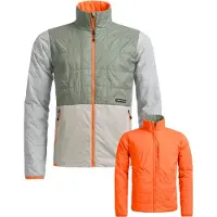 Ortovox - Toppturskläder - Ortler Metawool 60 Rev Jacket M Green Sage för UnisexUll - Storlek L - Grå
