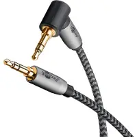 Goobay 65283, 3,5mm TRS, Hankoppling, 3,5mm TRS, Hankoppling, 5 m, Svart, Silver