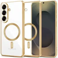 Tech-Protect Samsung Galaxy S26+ MagFlex-Skal - MagSafe-kompatibelt - Klar / Guld