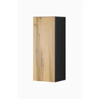 Cama Meble Cama cabinet VIGO 90 full 90/35/32 black/wotan oak