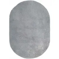 vidaXL Ryamatta med lång lugg NAVARRA silvergrå 300x200 cm polyester